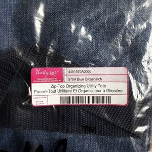 Zip Top Organizing Tote